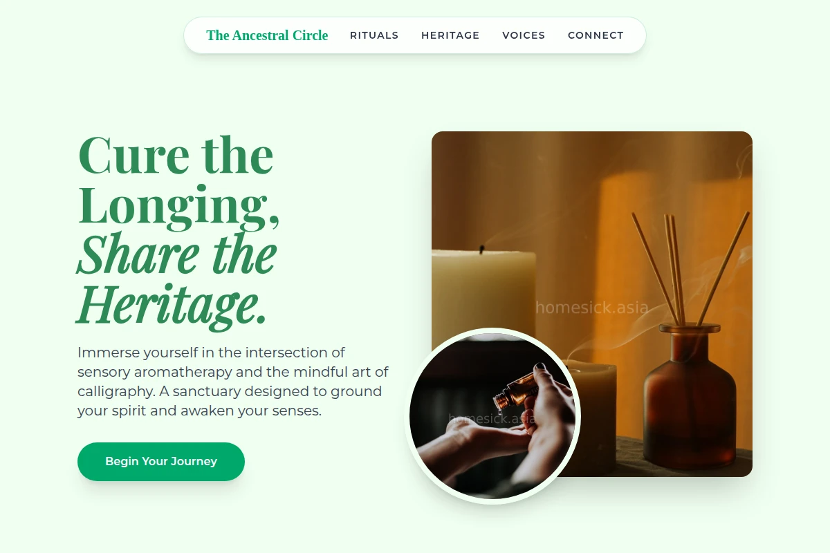 Calligraphy Aromatherapy Wellness Parlor